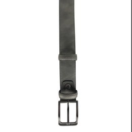 Cintura in pelle monogramma | Genuina pelle | Cintura maschile e signore | 3,5 cm | 8 colori
