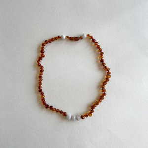 Bernstein-Halskette für Erwachsene – weibliche Energie