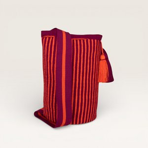 Striped backpack | Cayenne