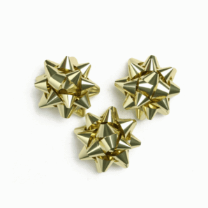 Starbow Metallic Goud XL – 50mm – 100 stuks