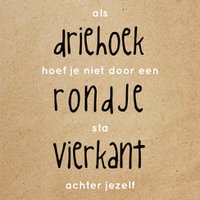 Als Dreieck muss man nicht durch einen Kreis gehen ...