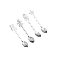 Silver silver spoon - Lot of 4