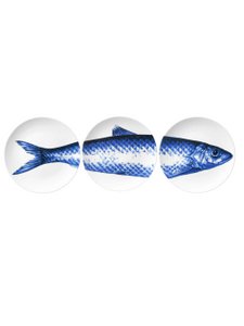 Teller mit Fisch (3 Stück)