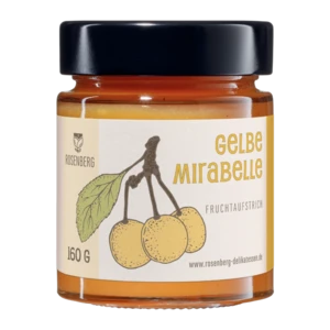 Organic yellow mirabelle plum