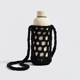 “Athena” håndlavet crossbody flaskeholder lavendel