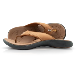 Zori Slippers - Cognac Black
