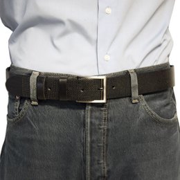 Leather Women's Belt Or Leather Men's Belt With Print Genuine Leather 4 cm Wide