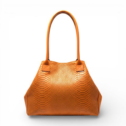 Umhängetasche LOLA – Orange – Hergestellt in Italien