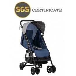 The Baby Stroller Jasmin is a lightweight and compact stroller available in grey, blue, red, and pink colors. It features a sturdy metal frame, adjustable backrest, and a 5-point safety harness to provide a safe and comfortable ride for your little one.