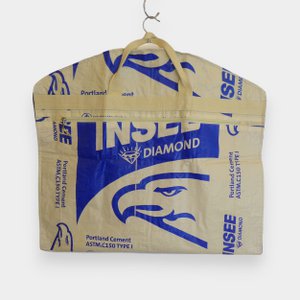 PAKTAS | Milieuvriendelijke kledingtas in beige-blauw