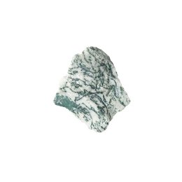  Raw stone agate tree, a natural crystal with a unique tree-like pattern in shades of green and white.