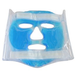 Maschera in gel termoterapico - Rilassamento terapeutico a caldo o freddo, impacco tascabile contro l'emicrania, effetto rilassante, favorisce la circolazione sanguigna