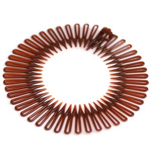 Zig zag headband brown