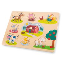 Knopf Puzzle - Farm - klein - FSC
