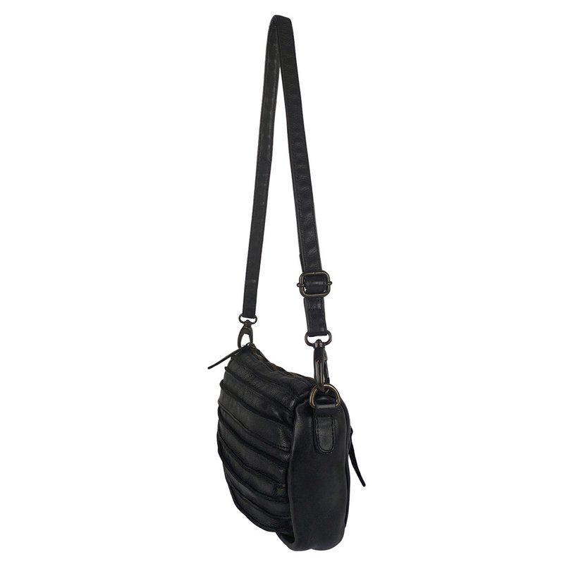 Borsa A Spalla Da Donna Realizzata In Pelle Lavata In 4 Colori
