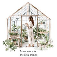 Nachhaltige Karte - kleine Dinge ..