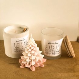 Vela de árbol de Navidad (perfumada o sin perfume)
