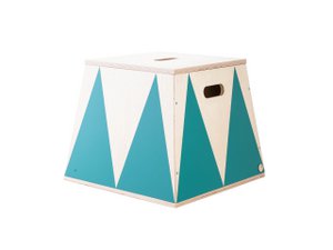 Trapezsockel "the roll up" ozeangrün