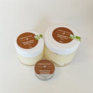 Vegan sandalwood body cream, 60g