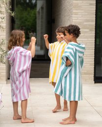 Kids Bath Beach Poncho Aqua