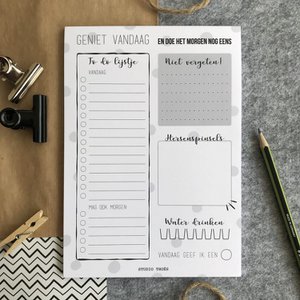 Dagplanner - planblok A5