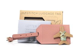 Stitch Bagagemærke - Pink