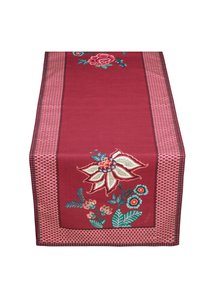 Table Runner Flower Festival Dark Pink 50x150cm