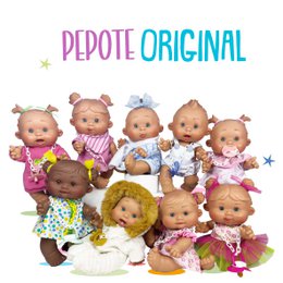  A group of diverse baby dolls in various outfits and poses. The dolls have different skin tones, hair colors, and styles, representing a range of ethnicities and appearances.