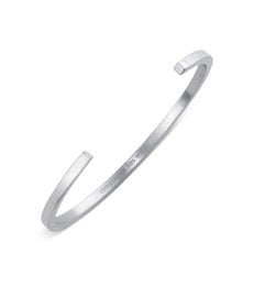 Bracciale in argento con orologio classico argento e nero