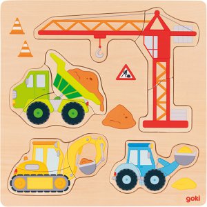 Insert puzzle - Construction vehicles
