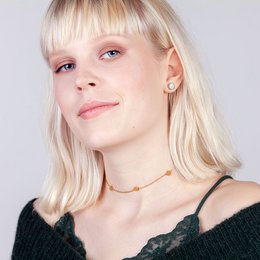 Kort kæde med plader • guld / rosa guld / sølv • justerbar / vandtæt / allergivenlig