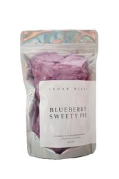 A sweet and delicious blueberry-flavored cotton candy treat, perfect for snacking or sharing.
