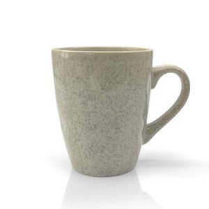 Stoneware Becher mit Henkel modern grey