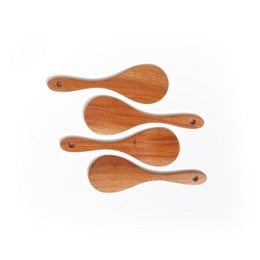 Khaya Wood - Rice Spoon, a set of wooden cooking spoons made from Khaya wood, suitable for serving rice and other dishes.