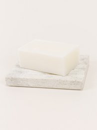 Rectangular soap holder in natural stone