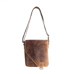 Umhängetasche in 3 Farben Buffalo -Leder mit einem Wickelventil und zwei Magnetverschlüssen - Crossbody -Tasche
