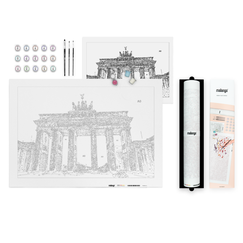 Malowanie po numerach - Brama Brandenburska