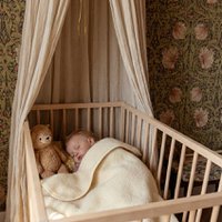 Want ledikantdeken 93x135cm - Merinowol - Naturel