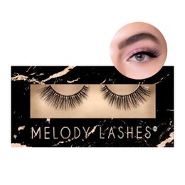 Wispy, chic false eyelashes with a natural, feathery look. Made with high-quality materials for a comfortable, long-lasting wear.