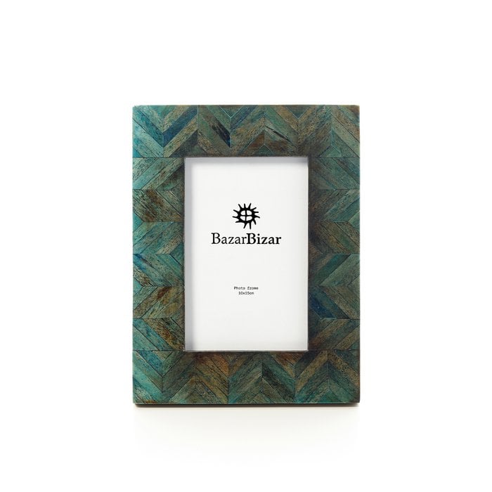 Het Drift Bleu-mozaïekframe - 10x15