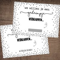 Rubbelkarten "Wir bekommen ein Baby"