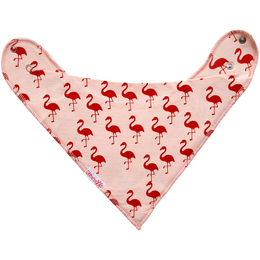 Puntslab Flamingo - baby slabbetje