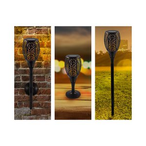 Garden torch LED Solar flame 78cm