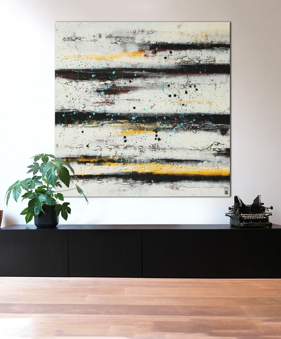 Schilderij - Black Line Pictures