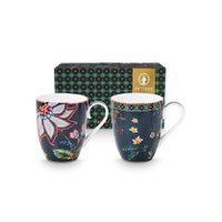Set/2 Mugs Large Berry Blues 350ml