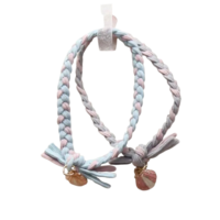 Hair elastics - braided bands - twisted shells