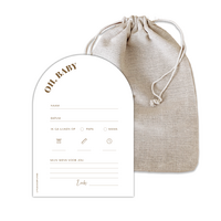 Babyshower kaarten rond 10 st.