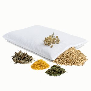 Mountain Herbs Force Pillow - White