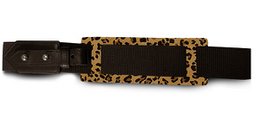 Borsa da viaggio VISTA LAGO. Collezione iniziale - Leopard - Liserets in pelle gialla