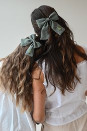 Árbol de Navidad Lazos para el cabello grandes o midi